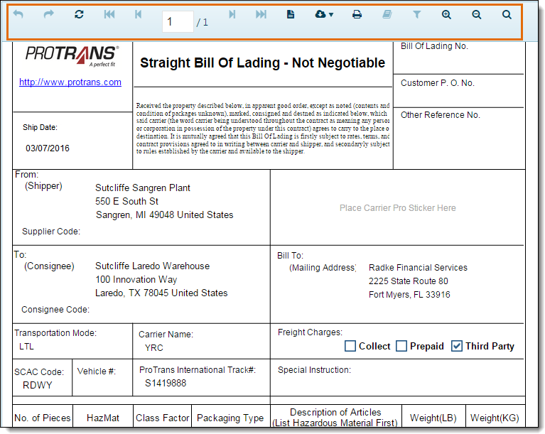 Print Load Documents