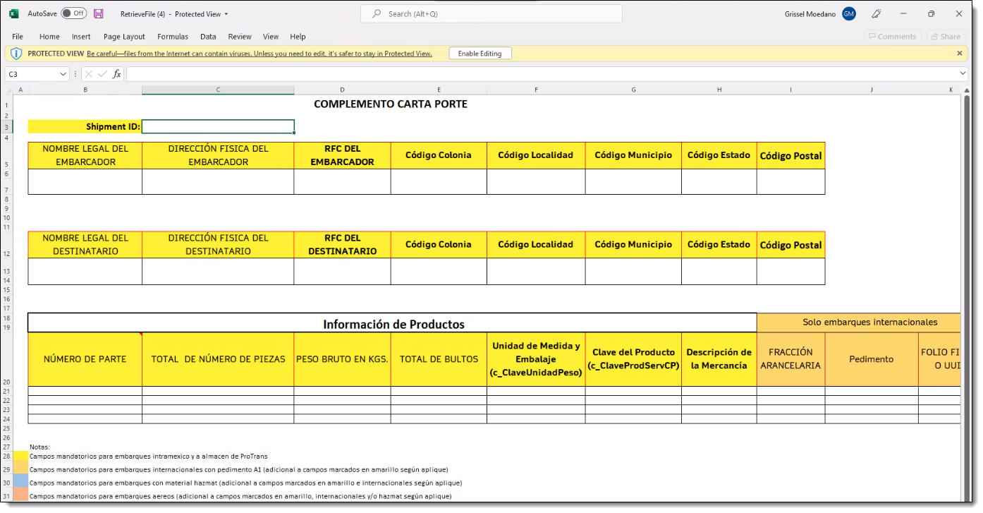 Pront En Formato Create Descargar un Formato de Carta Porte
